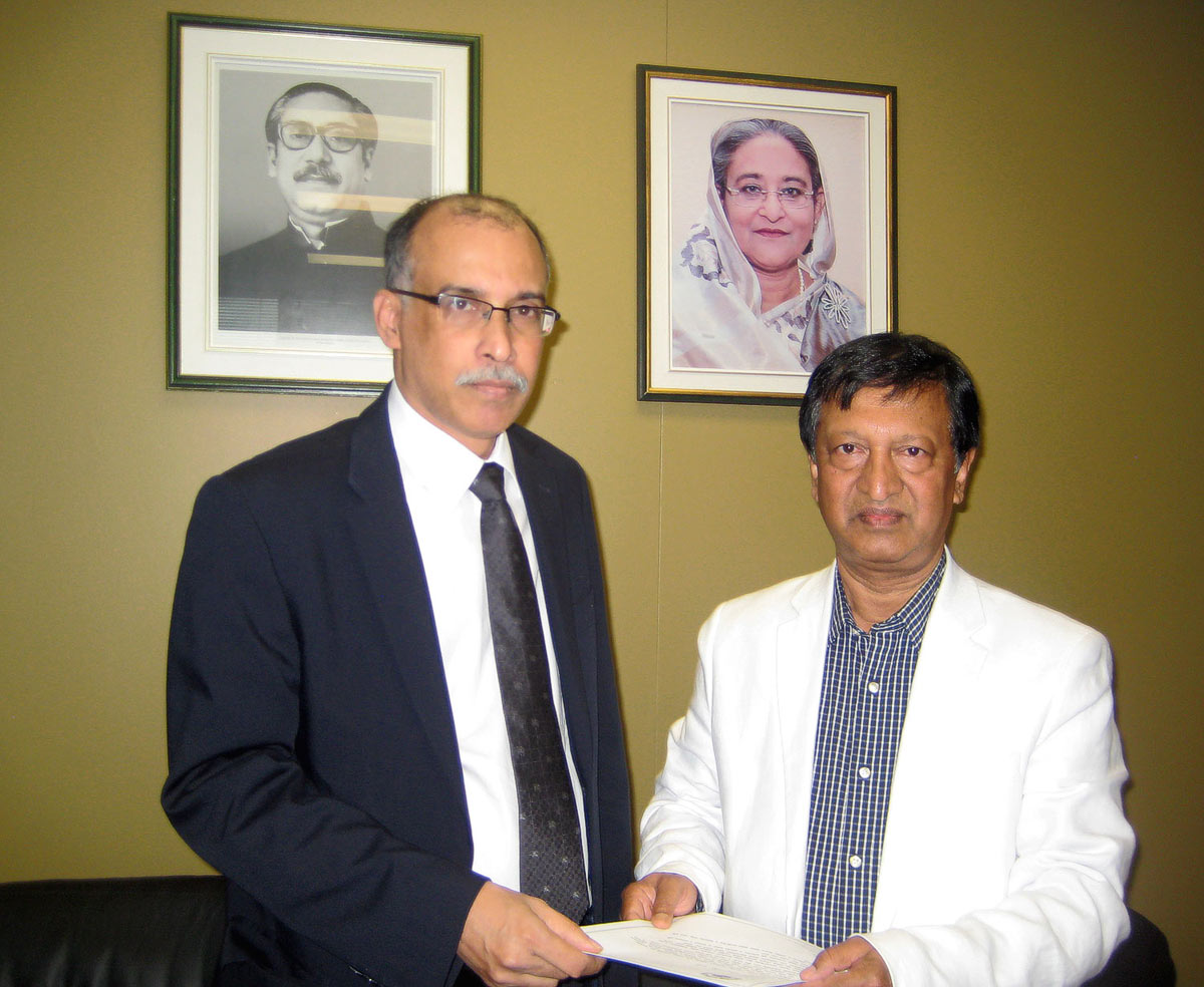 Delwar Jahid meets High Commissioner of Bangladesh